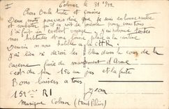 CPA COLMAR Maison Fleischauer XVi siecle