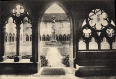 CPA COLMAR Le Cloltre a l'interieur du Musde Scheeugauer