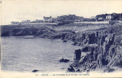 CPA CETTE La Corniche et le Rocher du Dable