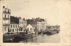 CPA CETTE Quai Louis Pasteur