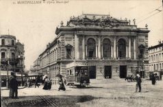 CPA MONTPELLIER Opera Municipal Tramway
