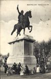 CPA MONTPELLIER Statue Louis XIV