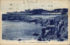 CPA SETE La Corniche et le Rocher du Diable