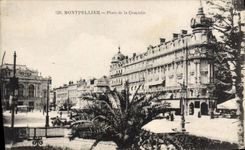 CPA MONTPELLIER Place de la Comedie