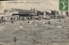 CPA PALAVAS les FLOTS La Plage et la Kursaal