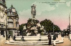 CPA MONTPELLIER Fontaine des Trois Graces