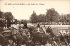 CPA LAMALOU LES BAINS Le Rocher des Pecheurs