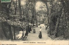 CPA LAMALOU LES BAINS Allee de la mine