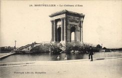 CPA MONTPESLLIER Le chateau d'Eau