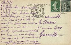 CPA LAMALOU la BAS Interieur de l'Hotel des Bains