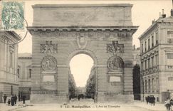 CPA Montpellier L'Arc de Triomphe