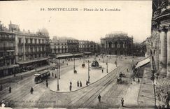 CPA MONTPELLIER Place de la Comedie