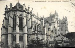 CPA MONTPELLIER Vue d'Ensemble de la Cathedrale