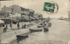 CPA PALAVAS les FLOTS Rive gauche
