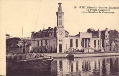 CPA SETE Station Balneaire Le Palais Consulaire et la Chambre de Commerce