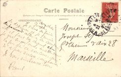 CPA MONTPELLIER Le Square de la Gare Palavas