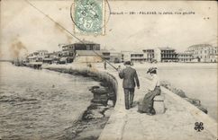 CPA PALAVAS la jetee rive gauche