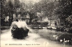 CPA MONTPELLIER Square de la Gare
