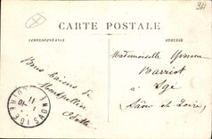 CPA MONTPELLIER Arc de Triomphe Clocher Sainte Anne
