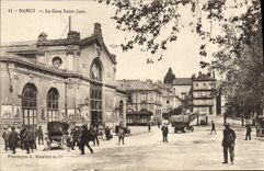 CPA NANACY La Gare Saint Jean