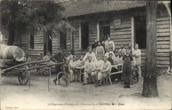 CPA 79eme Regiment d'Infanterie Cantine du Bataillon Mme Ober Militaria