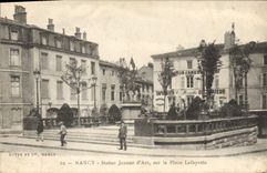 CPA NANCY Statue Jeanne Jeanne d'Arc sur Place Lafayette