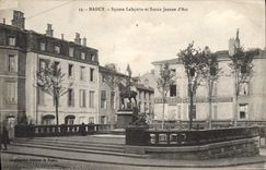 CPA NANCY Square Lafavette et Statue Jeanne d'Arc