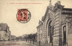 CPA NANCY Le Gymnase Municipal et le Boulevard Charles V