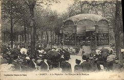 CPA NANCY A la Pepianiere La Kiosque de la Musique