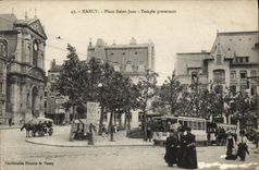 CPA NANCY Place Saint Jean Temple protestant