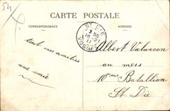 CPA NANCY A la sortie de la Gare La Place Thiers