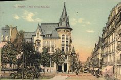 CPA NANCY Place et Rue Saint Jean