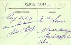 CPA NANCY La Pepiniere Unee Allee