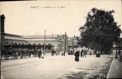 CPA NANCY La Gare
