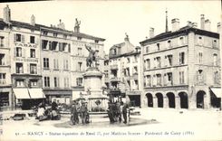CPA NANCY Statue equestre de RENE