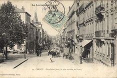 CPA NANCY Rue Saint Jean la plus animee de Nancy