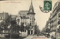 CPA Nancy Place et Rue Saint Jean 