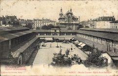 CPA Nancy Marche Couvert Eglise Saint Sebastien 