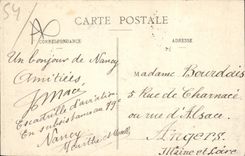 CPA Nancy Place Statue de Rene II 