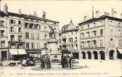 CPA Nancy Satue equestre de Rene II 