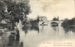 CPA Nancy La Meurthe au Pont 