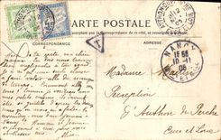 CPA Nancy Place st Square Saint Jean Temple Protestant ancienne eglise des Premontres