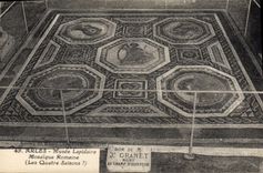 CPA Arles Musee Lapidaire Mosaique Romaine Les Quatre Saisons