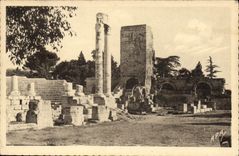 CPA Arles Theatre Antique et Colonnes Corinthiennes 