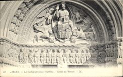 CPA Arles La Cathedrale St Trophime 