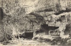 CPA Lamanon Grottes de Cales 
