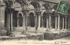 CPA Aix en Provence Cloitre de la Cathedrale XI siecle 