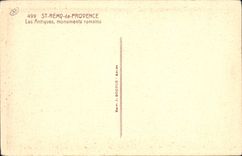 CPA St Remy de provence Les Antiques monuments romains 
