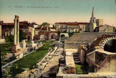 CPA Arles Le Theatre Antique 
