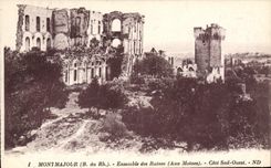 CPA Montmajour B du Rh Ensemble des Ruines Cote Sud Ouest 